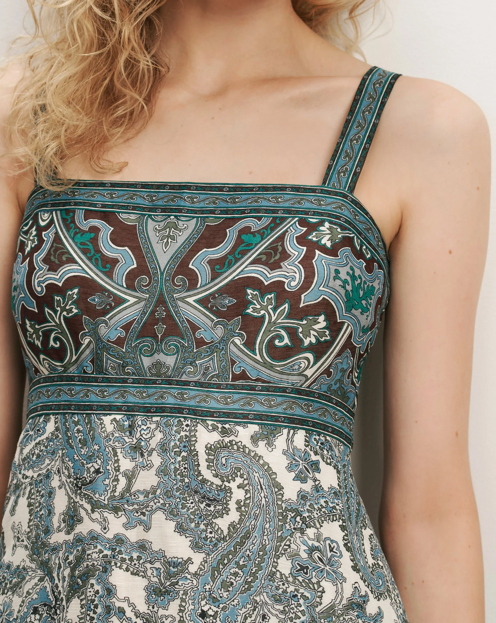 Rye Linen-Silk Midi Dress - Image 3
