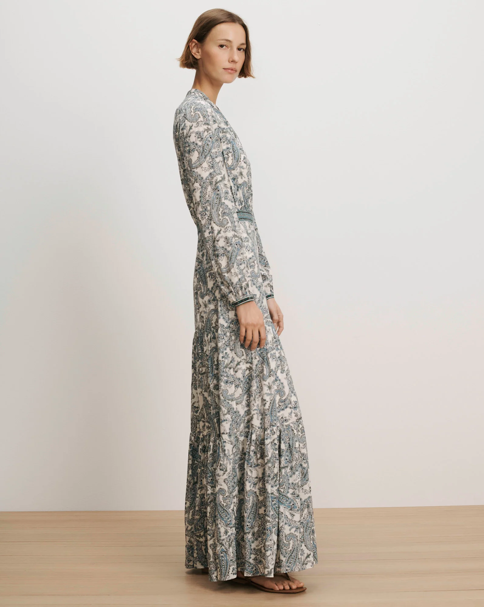 Sama Paisley Maxi Dress - Image 2