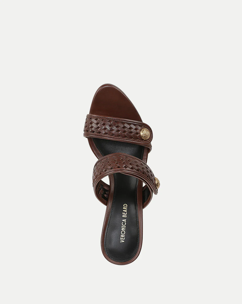 Sona Woven Heeled Sandal - Image 4