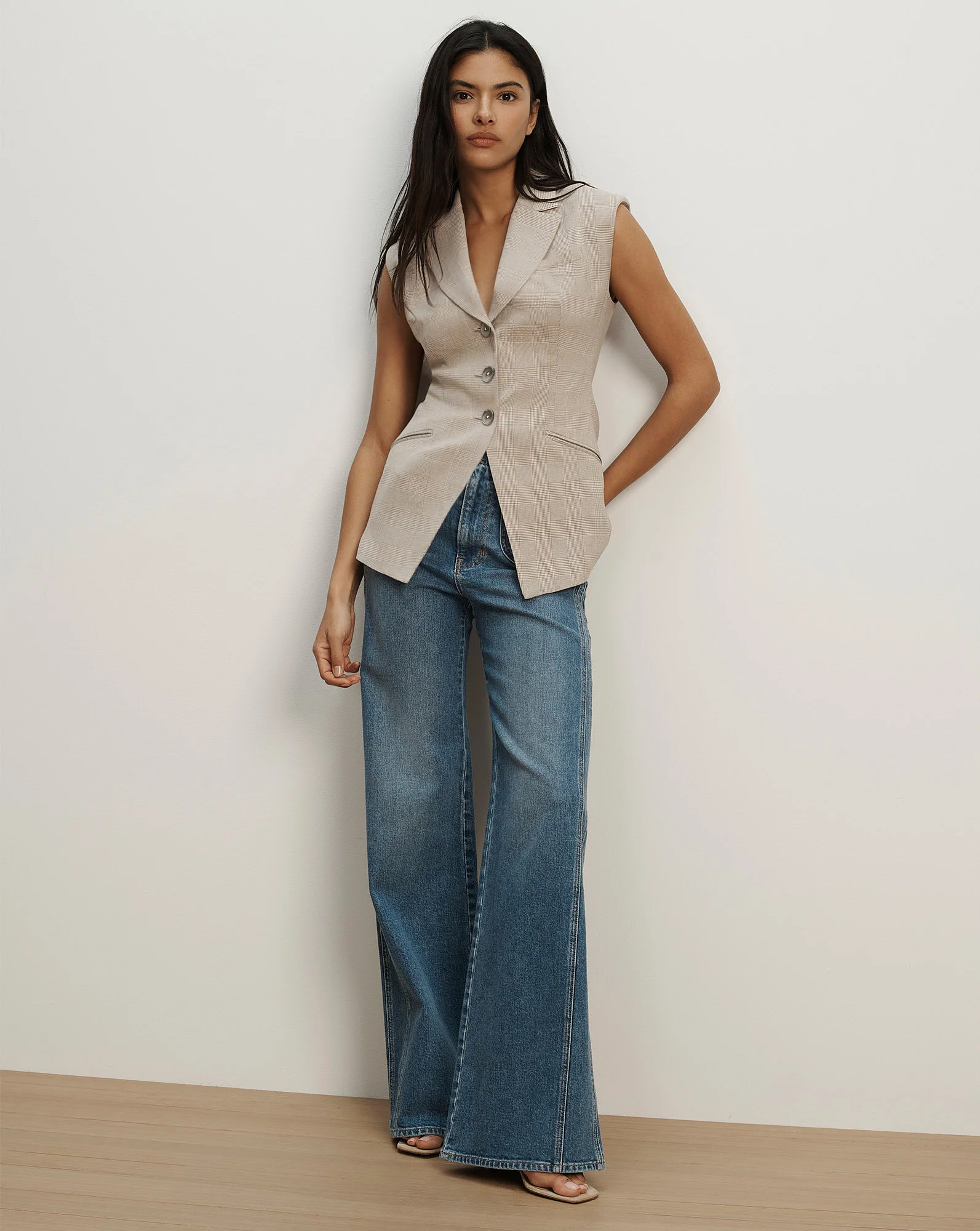 Sorenne Plaid Vest - Image 2