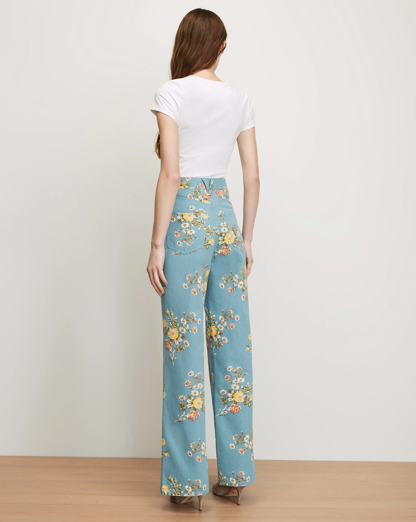 Taylor Floral Wide-Leg Jean - Image 5