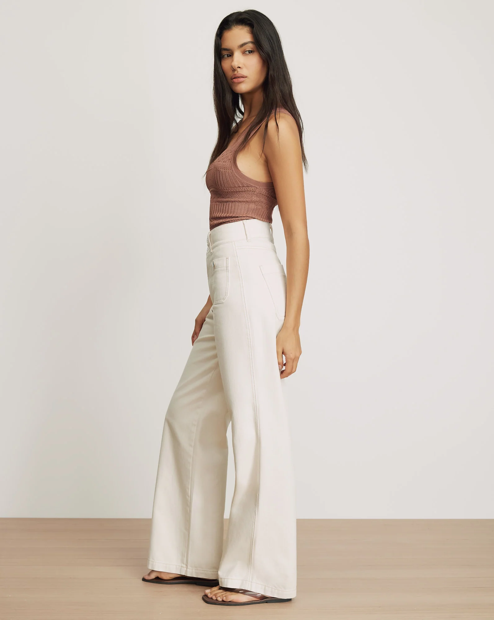 Taylor Patch-Pocket Wide-Leg Jean - Image 3