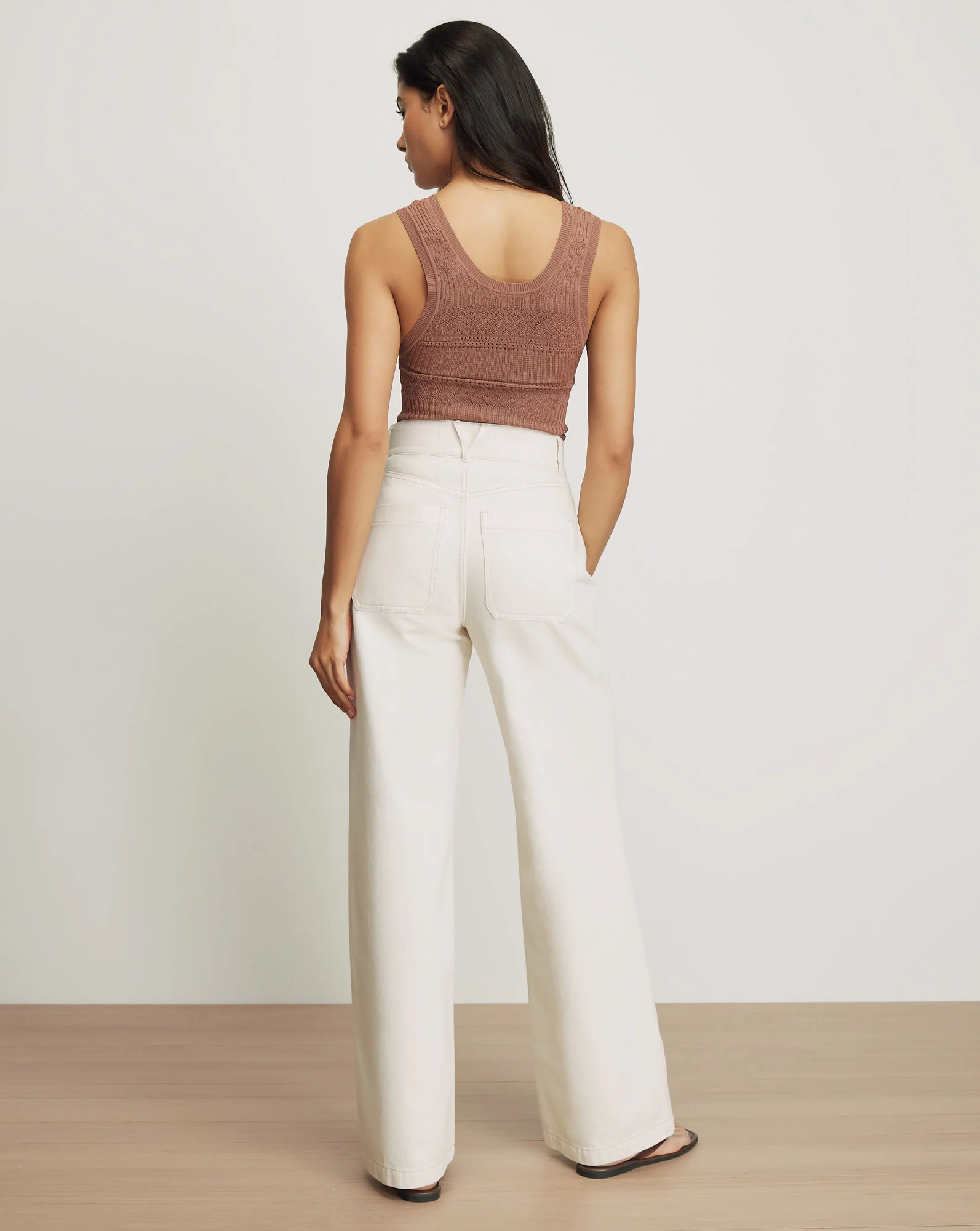 Taylor Patch-Pocket Wide-Leg Jean - Image 5