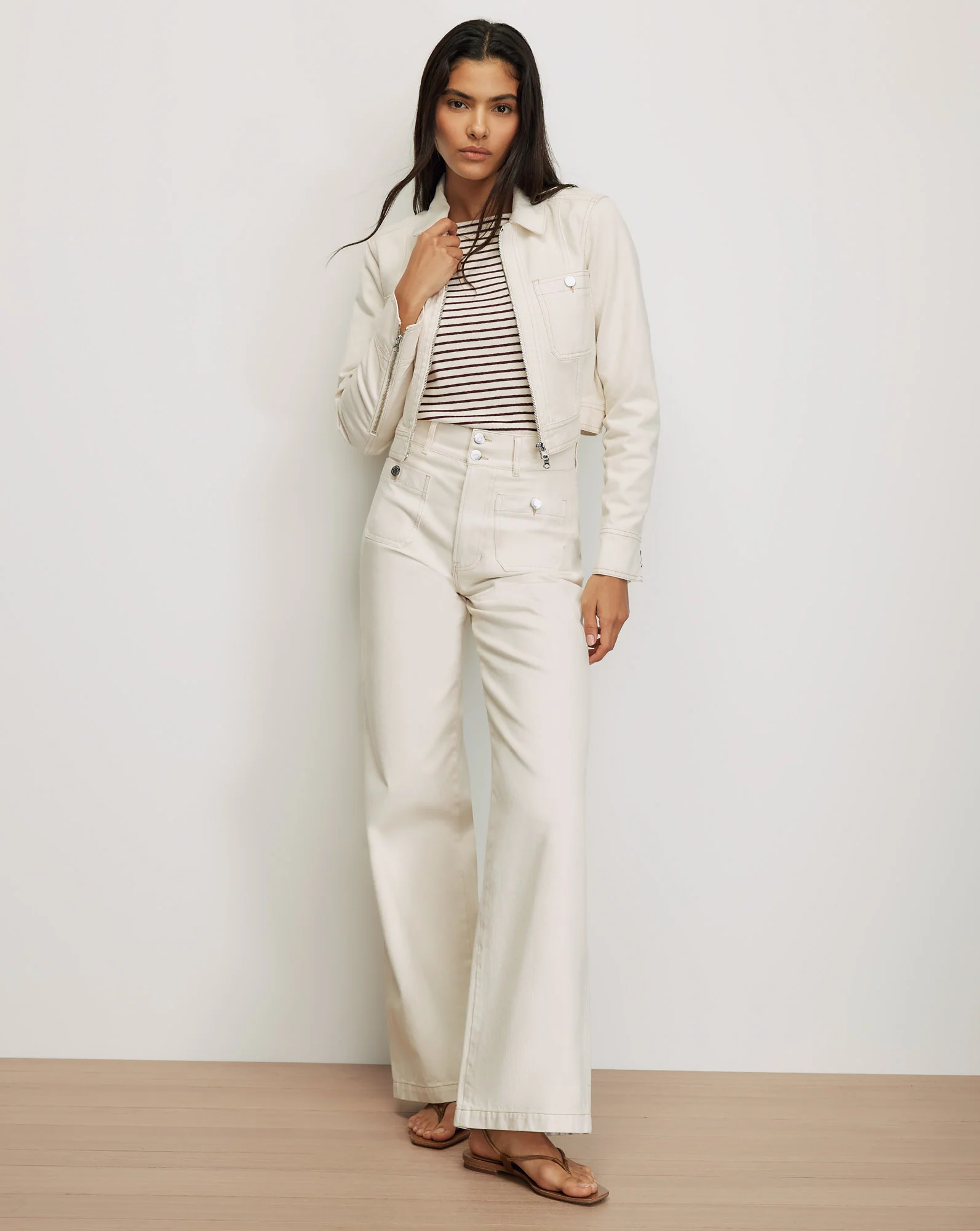 Taylor Patch-Pocket Wide-Leg Jean - Image 6