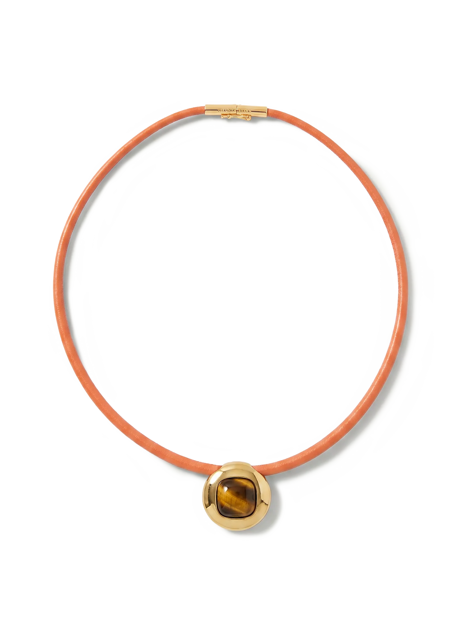 Tiger’s Eye Leather Cord Necklace - Image 5