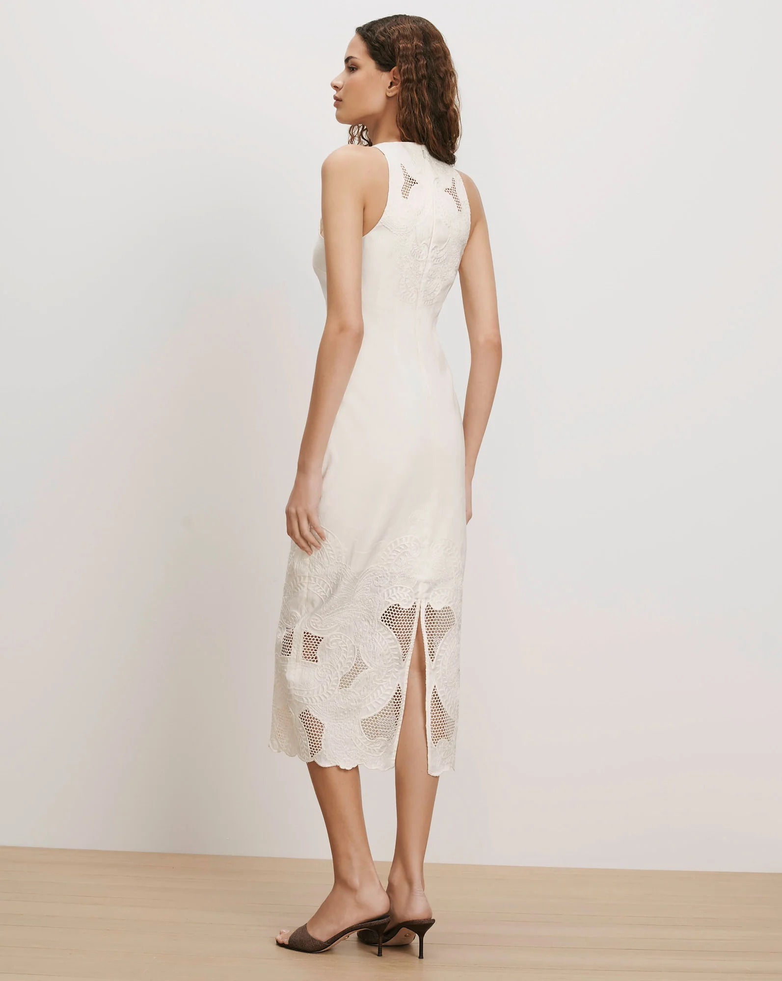 Upten Eyelet Midi Dress - Image 4