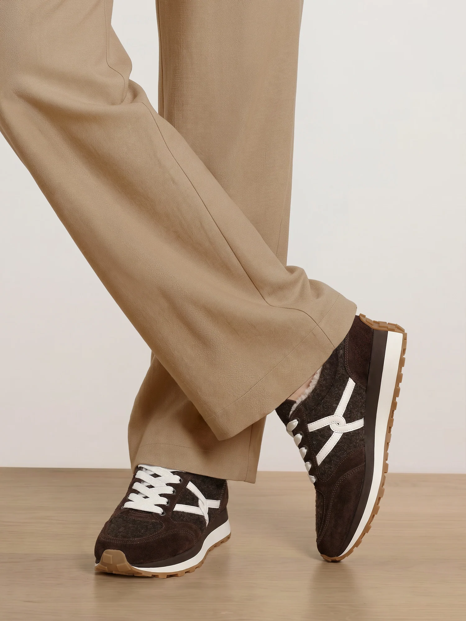 Valentina Shearling Sneaker - Image 2