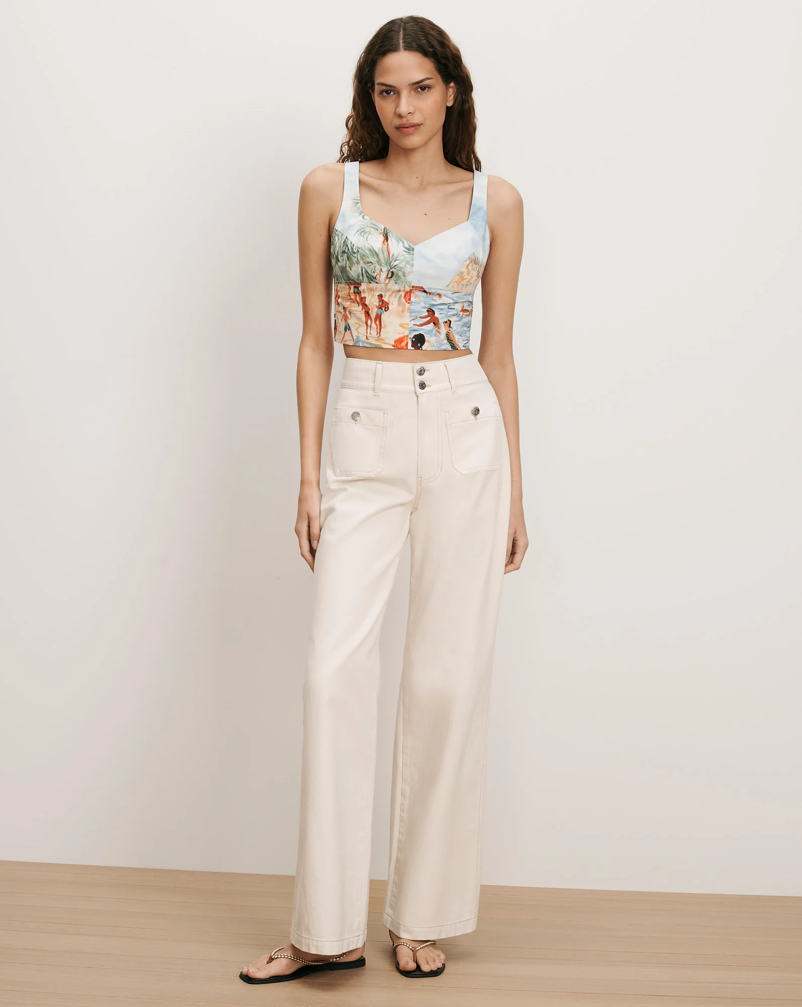 Vonette Printed Tank Top - Image 5