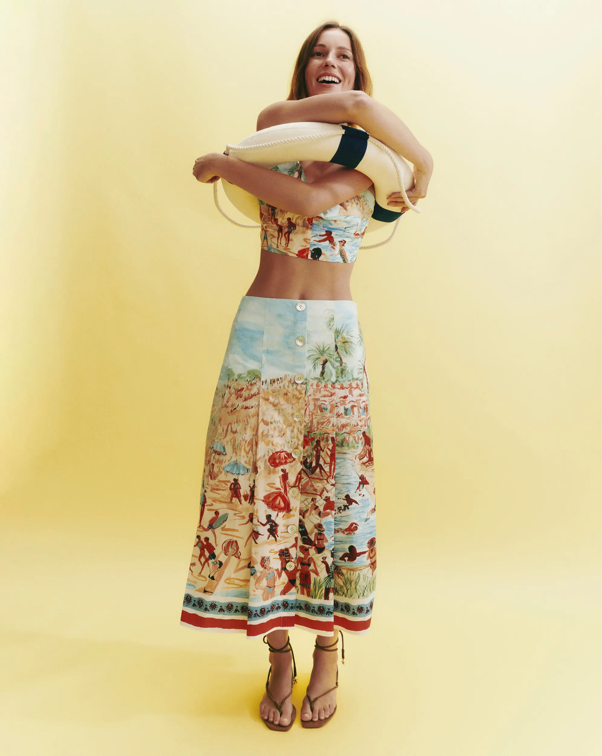 Vonette Printed Tank Top - Image 7